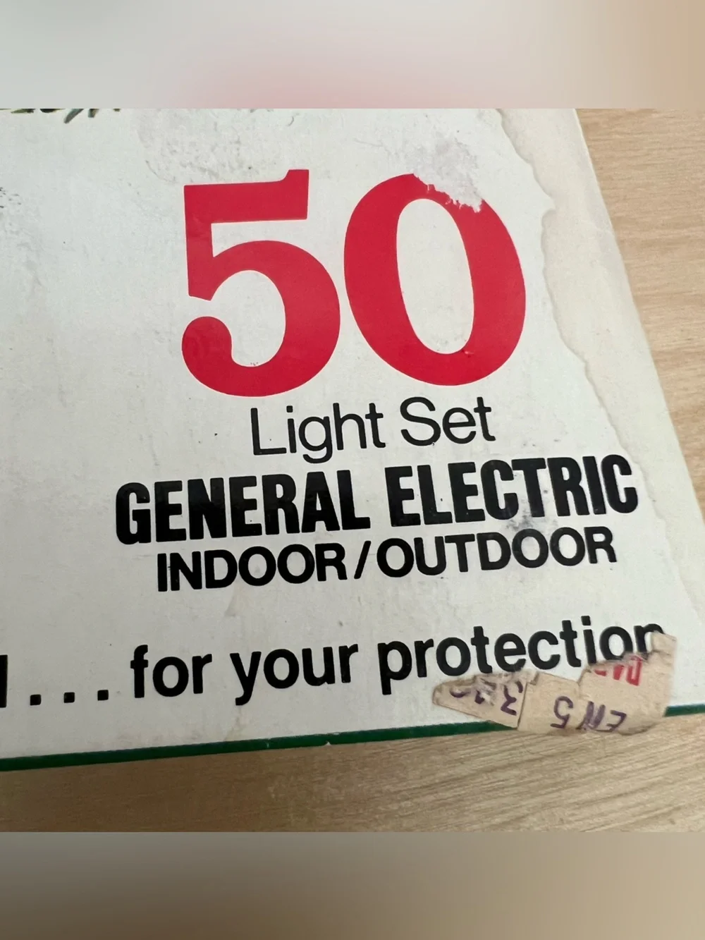 Vintage GE Merry Midget 50 Clear Bulb Light Set